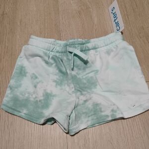 Carter's Green Tie-Dye Kids Shorts